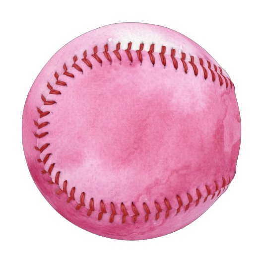 Balle De Baseball arrière - plan d'aquarelle rose pour votre (Devant Gauche)