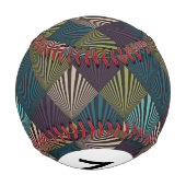 Balle De Baseball Arrière - plan d'art Monogram Pop (Dos)
