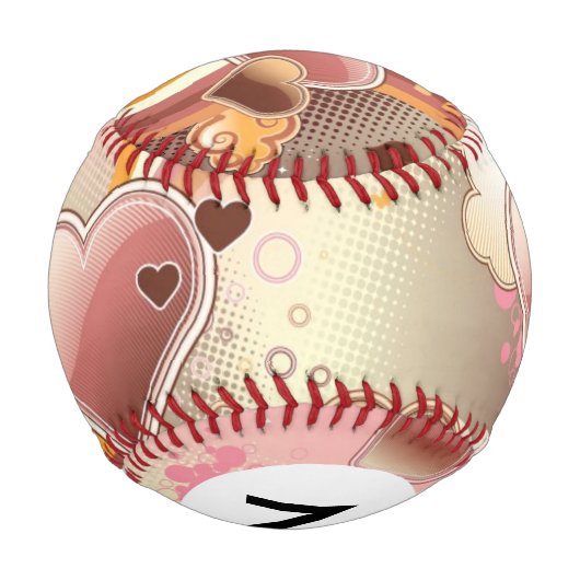 Balle De Baseball Arrière - plan de conception monographique (Dos)