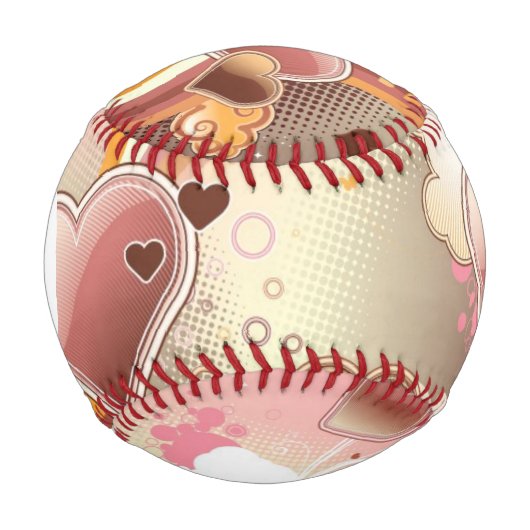 Balle De Baseball Arrière - plan de conception monographique (Devant)