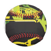Balle De Baseball Arrière - plan de demi-teinte technique Monogramme (Devant)