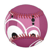 Balle De Baseball Arrière - plan Monogram Grunge (Devant)