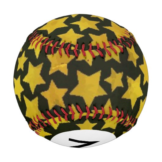 Balle De Baseball Arrière - plan Monogram Star (Dos)