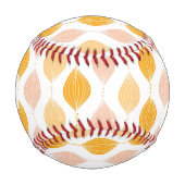 Balle De Baseball Arrière - plan motif d'or Abstrait (Devant)