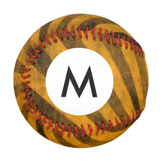 Balle De Baseball Arrière - plan motif Monogram Retro (Devant Gauche)