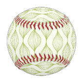 Balle De Baseball Arrière - plan motif vertical vert (Devant)