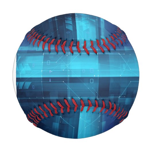 Balle De Baseball Arrière - plan numérique Monogram High-tech (Devant)
