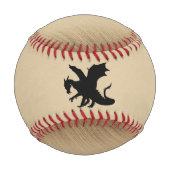 Balle De Baseball Arrière - plan rustique Black Dragon (Dos)