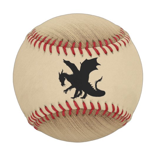 Balle De Baseball Arrière - plan rustique Black Dragon (Devant)