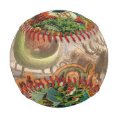 Balle De Baseball Art antique du Père Noël (Dos)