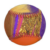 Balle De Baseball art de couleur vibratoire (Dos)