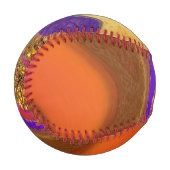 Balle De Baseball art de couleur vibratoire (Devant Gauche)