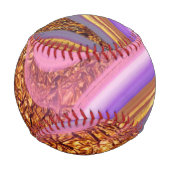 Balle De Baseball art de couleur vibratoire (Dos)