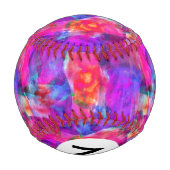 Balle De Baseball Art rose, bleu, rouge texture arrière - plan (Dos)