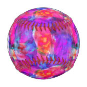 Balle De Baseball Art rose, bleu, rouge texture arrière - plan (Devant)