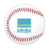 Balle De Baseball Aruba et Aruban Flag with Your Name (Devant Gauche)