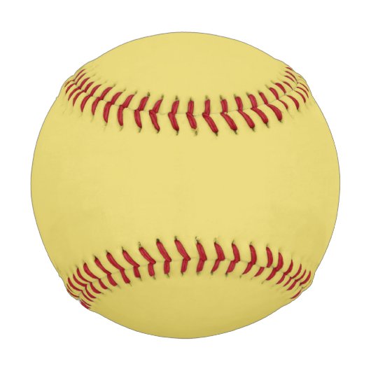 Balle De Baseball Arylide jaune (couleur solide) (Devant)