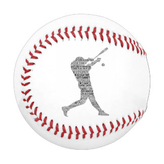 Balle De Baseball Atteindre Home Run Baseball Motivational Word Art