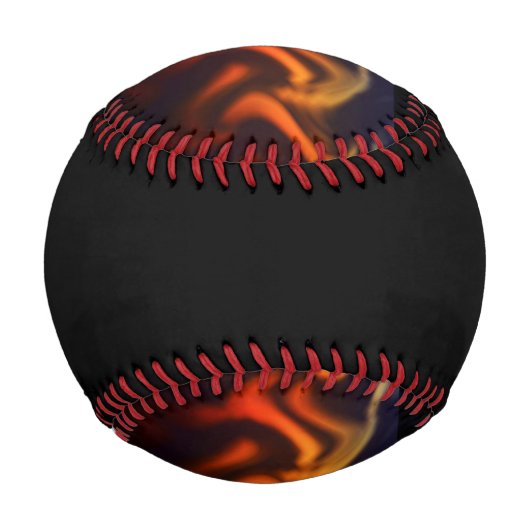 Balle De Baseball Au Feu - Baseball Design 1 (Dos)