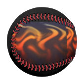 Balle De Baseball Au Feu - Baseball Design 1 (Devant Gauche)