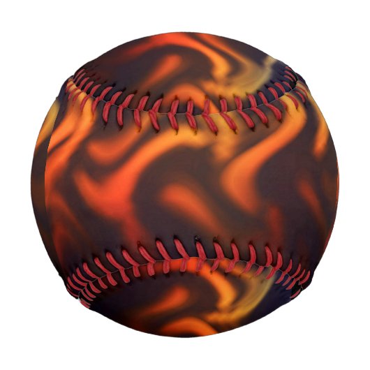 Balle De Baseball Au Feu - Baseball-Design 2 (Dos)