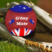 Balle De Baseball Australian Flag & G'day Mate, Australie / sports