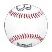 Balle De Baseball B Faux- Monogramme "Diamant" (Dos)