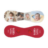 Balle De Baseball Baby 1st Christmas 4 Photo Keepsake (Panneaux)