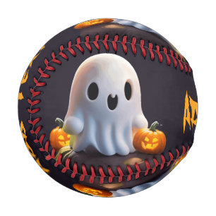 Balle De Baseball Baby Ghost Déplaisant mignon caractère Halloween