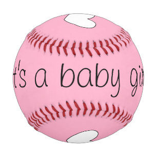 Balle De Baseball baby girl genre révéler baseball par dalDesignNZ