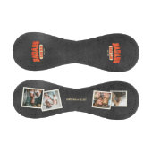 Balle De Baseball Badass Papa Club Retro Cool Photo Collage (Panneaux)