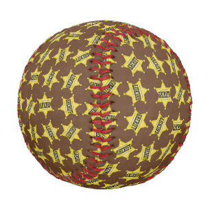Balle De Baseball Badge du shérif personnalisé Baseball