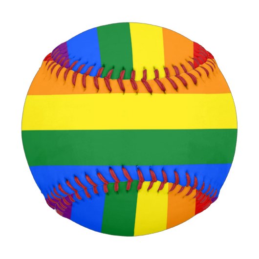 Balle De Baseball Bal de baseball patriotique avec drapeau Rainbow P (Dos)