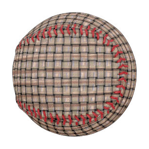 Balle De Baseball Balai Rustique Abstrait Panier de bracelet Revêtem