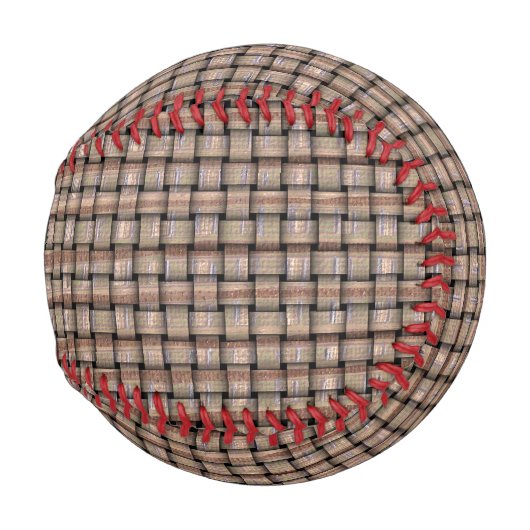 Balle De Baseball Balai Rustique Abstrait Panier de bracelet Revêtem (Devant Droite)