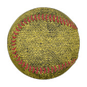 Balle De Baseball balance de reptiles faux or de peau de serpent (Devant Gauche)