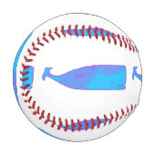 Balle De Baseball baleines bleues customisées Thunder_Cove n'importe (Devant Gauche)