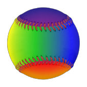 Balle De Baseball Ballon de baseball Rainbow Colors (Dos)