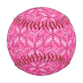 Balle De Baseball Bandana rose (Devant)
