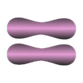 Balle De Baseball Bande de Lavande (Panneaux)