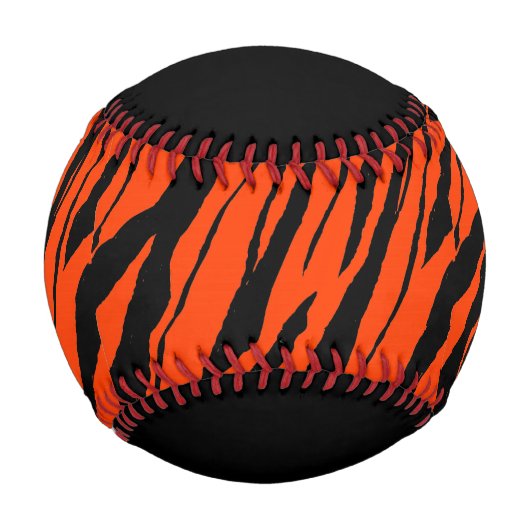 Balle De Baseball Bande de Tiger Baseball Noir (Devant)