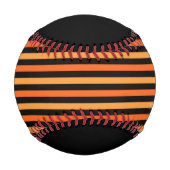 Balle De Baseball Bande de tigre orange sur le baseball (Devant)