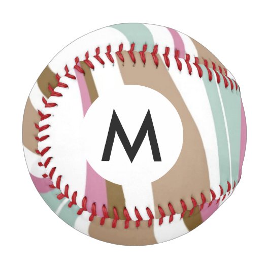 Balle De Baseball Bandes rétro (Devant Gauche)