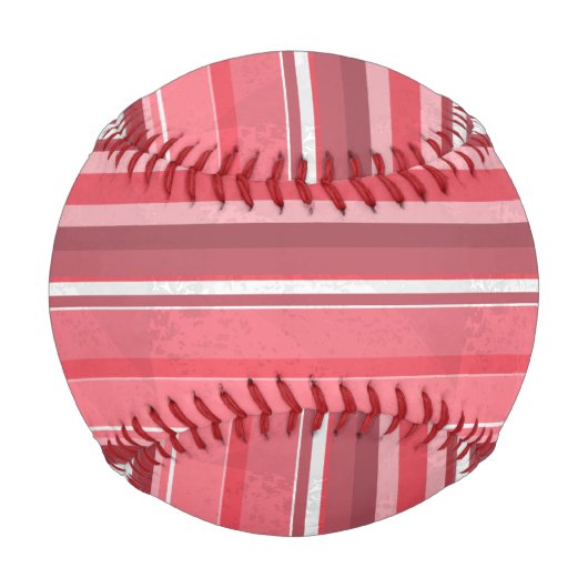 Balle De Baseball Bandes roses (Devant)