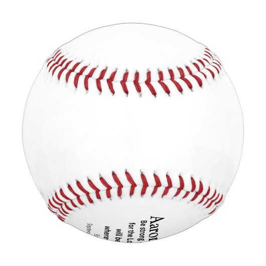 Balle De Baseball Baptême Dons De Baseball Pour Garçons (Dos)