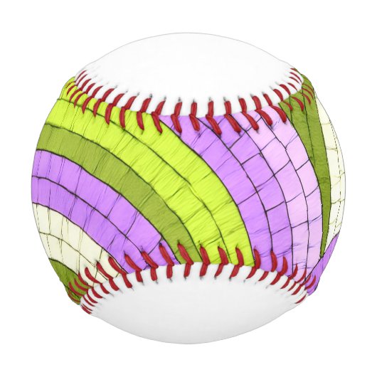 BALLE DE BASEBALL BASE-BALL - DESIGN MODERNE DU MILIEU DU SIÈCLE. (Devant)