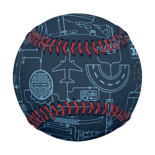 Balle De Baseball Base-ball DOT OIG (Dos)