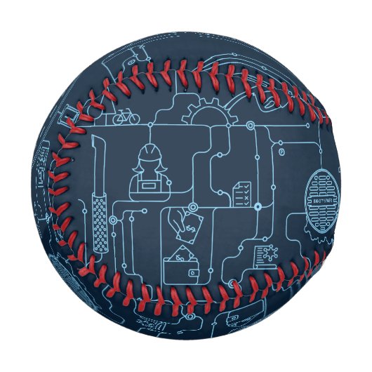 Balle De Baseball Base-ball DOT OIG (Devant Gauche)