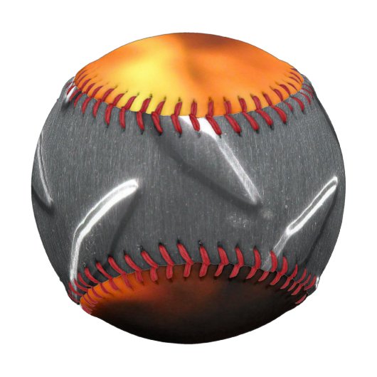 Balle De Baseball Base-ball Fire & Metal (Dos)