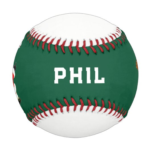 Balle De Baseball Base-ball Noël Keepsaké (Devant)